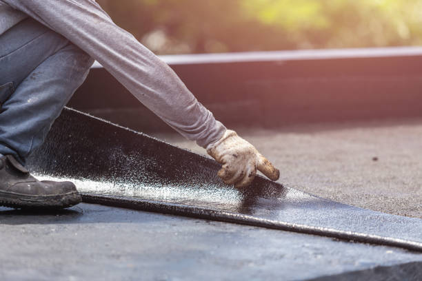 Professional Basement Waterproofing technician working in Hamersville, OH